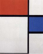 Piet Mondrian Composition NO.ii Composition with Blue and Red painting